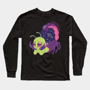 Scorpio - Zodiac Alien Long Sleeve T-Shirt